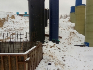 Устройство узла водозаборных сооружений